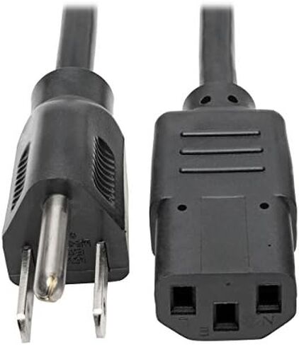 Tripp Lite Heavy-Duty Computer Power Cord 14AWG 15A (NEMA 5-15P to IEC-320-C13) 2-ft.(P007-002) in Kuwait