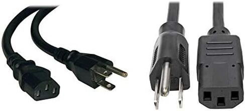 Tripp Lite Heavy-Duty Computer Power Cord 14AWG 15A (NEMA 5-15P to IEC-320-C13) 2-ft.(P007-002) in Kuwait