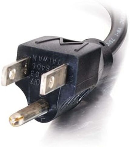 C2G 6FT Premium 90 Degree Replacement AC Power Cord - Durable Power Cable for TV, Computer, Monitor, Appliance & More (24240) in Saudi Arabia