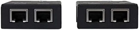 StarTech.com DVI Over Cat5 UTP Extender (Local and Remote Unit) - up to 50m - Video Extender - up to 164 ft - ST121UTPDVI, Black in Saudi Arabia