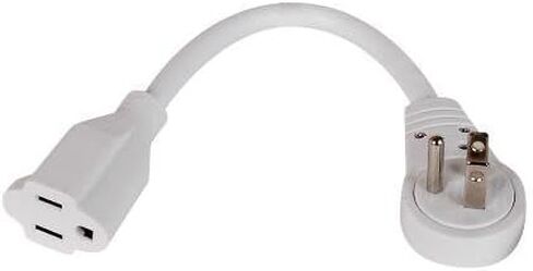 Hosa PWA-486 NEMA 5-15R to NEMA 5-15P Right-Angle Power Adaptor in Saudi Arabia