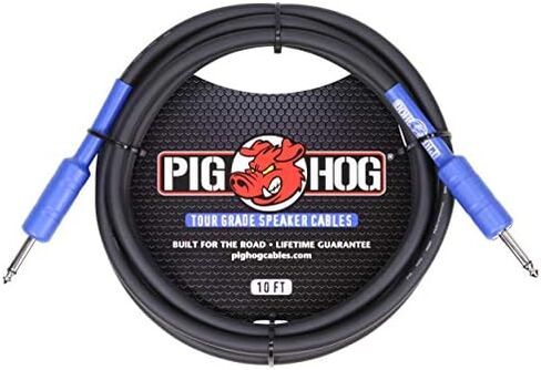 Pig Hog PHSC3 High Performance 14 Gauge 9.2mm 1/4" Speaker Cable, 3 Feet in Kuwait