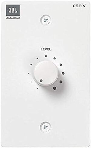 JBL Professional CSR-V-WHT Wall Controller with Volume Control for use with CSM-21, CSM-32, All CSMA, White in Saudi Arabia