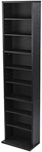 Atlantic Summit Media Storage Cabinet – Protects & Organizes Prized Music, Movie, Video Games or Memorabilia Collections, PN 74735727 in Espresso in Saudi Arabia