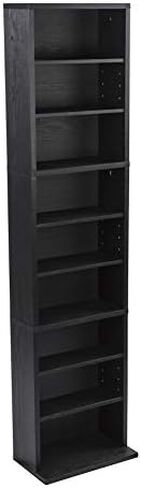 Atlantic Summit Media Storage Cabinet – Protects & Organizes Prized Music, Movie, Video Games or Memorabilia Collections, PN 74735727 in Espresso in Saudi Arabia