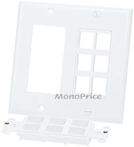 Monoprice 2-Gang Wall Plate in Saudi Arabia