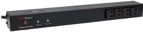 CyberPower RKBS15S2F8R Rackbar Surge Protector | 120V/15A, 10 Outlets, 15 Foot Power Cord, 1U Rackmount, UL Listed in Kuwait