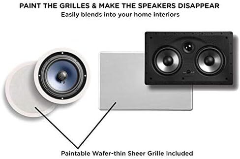 Polk Audio RC80i 2-Way In-Ceiling Speakers (Pair, White) in Saudi Arabia