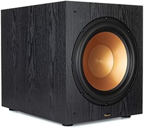 مضخم صوت Klipsch Synergy Black Label Sub-120 مقاس 12 بوصة مزود بقوة 200 واط من الطاقة المستمرة و400 واط من الطاقة الديناميكية ومضخم صوت رقمي لصوت المسرح المنزلي القوي باللون الأسود in Kuwait
