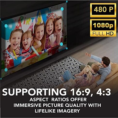 RCA - RPJ060 نظام الترفيه المنزلي لجهاز العرض المحمول - خارجي، مقابض ومكبرات صوت مدمجة in Kuwait