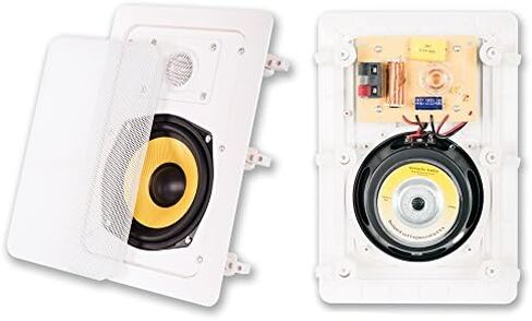 Acoustic Audio by Goldwood HD516 In-Wall/Ceiling Home Theater Surround 5.1 Speaker System, 6.5-Inch, White in Saudi Arabia
