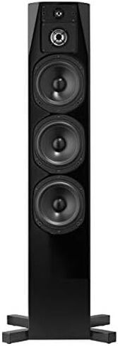 NHT C Series C-3 Premium Home Theater 3-Way Bookshelf Speaker - Clean, Hi-Res Audio | Sealed Box | Aluminum Drivers | Single Unit, High Gloss Black in Kuwait