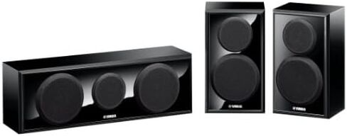 Yamaha NS-P150 Center/Surround, Speaker Package (3) & Yamaha 8" 100W Powered Subwoofer - Black (NS-SW050BL) in Saudi Arabia
