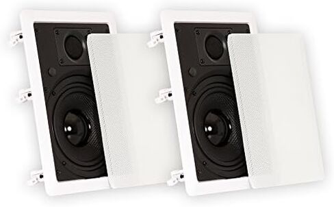 Theater Solutions TS50W in Wall Speakers Surround Sound Home Theater Pair, White, 5.25-Inch in Saudi Arabia