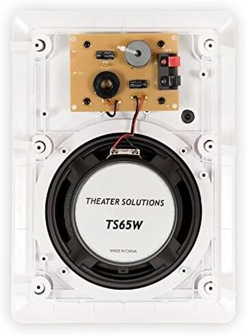 Theater Solutions TS50W in Wall Speakers Surround Sound Home Theater Pair, White, 5.25-Inch in Saudi Arabia