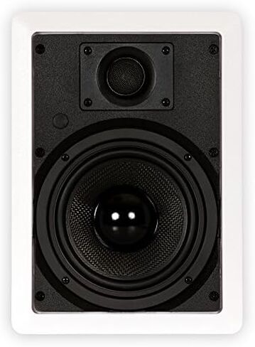 Theater Solutions TS50W in Wall Speakers Surround Sound Home Theater Pair, White, 5.25-Inch in Saudi Arabia