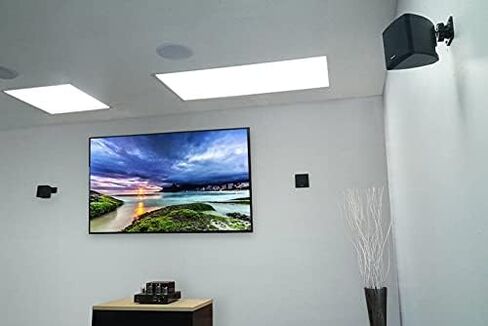 Rockville Cube Black Pair of 3.5" Black Home Theater Wall Speakers+Swivel Brackets in Saudi Arabia