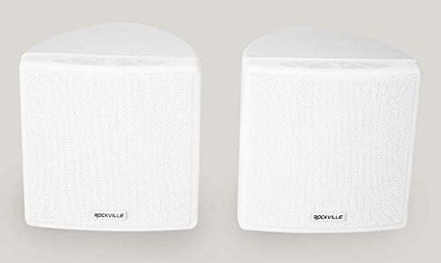 Rockville Cube Black Pair of 3.5" Black Home Theater Wall Speakers+Swivel Brackets in Saudi Arabia