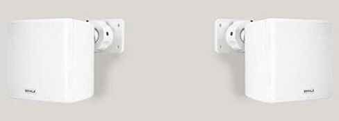 Rockville Cube Black Pair of 3.5" Black Home Theater Wall Speakers+Swivel Brackets in Saudi Arabia