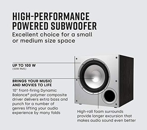 Polk Audio 80F/X-RT in-Ceiling 2-Way Round Surround Speakers - 8" Woofer, Dual 3/4" Tweeters | 100 Watts | Paintable Sheer Grille | White, Pair in Saudi Arabia