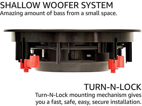 Earthquake Sound SUB8 Passive in-Wall/in-Ceiling 8" Subwoofer in Kuwait