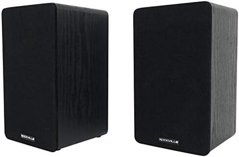 Rockville 2 RockShelf 54B 360w Black 5.25"" Home Theater Bookshelf Speakers/4 Ohm, RockShelf 54B V2 in Saudi Arabia