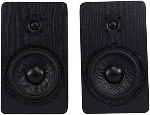 Rockville 2 RockShelf 54B 360w Black 5.25"" Home Theater Bookshelf Speakers/4 Ohm, RockShelf 54B V2 in Saudi Arabia
