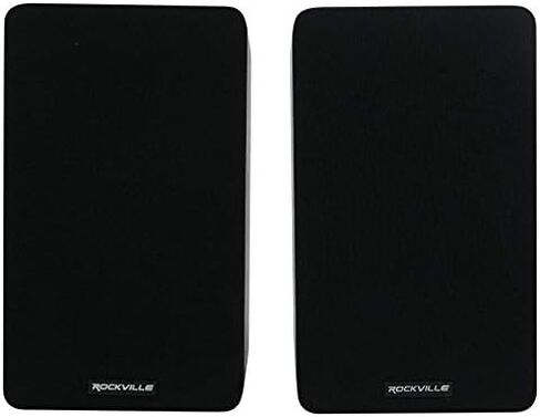 Rockville 2 RockShelf 54B 360w Black 5.25"" Home Theater Bookshelf Speakers/4 Ohm, RockShelf 54B V2 in Saudi Arabia