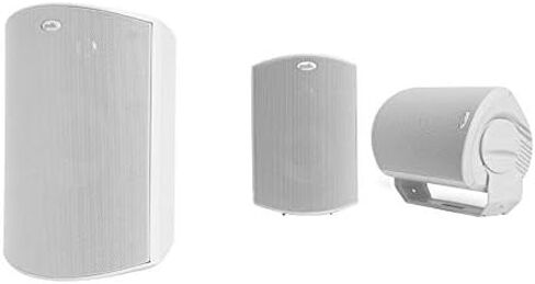 Polk Audio Atrium8 Sound Tabletop Speakers, White & Polk Audio Atrium 4 Wall Mount Speakers, White in Saudi Arabia