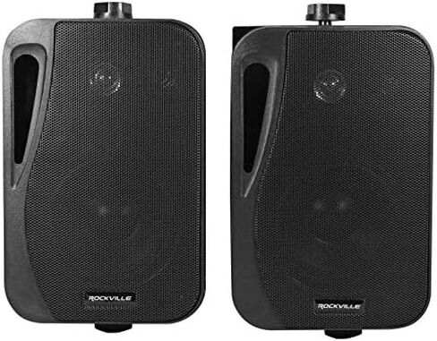 Rockville 2 HP5S-8 BK 5.25 بوصة مكبرات صوت مسرح منزلي دوارة خارجية/داخلية باللون الأسود in Kuwait