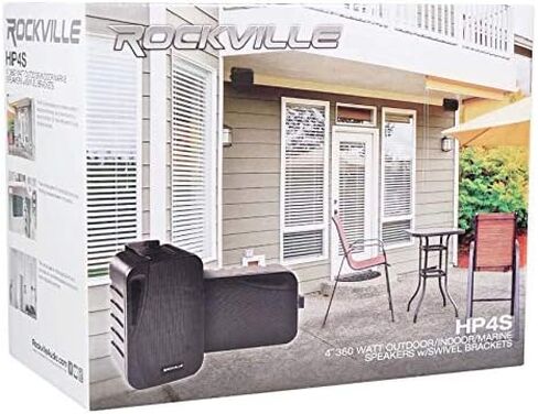 Rockville 2 HP5S-8 BK 5.25 بوصة مكبرات صوت مسرح منزلي دوارة خارجية/داخلية باللون الأسود in Kuwait