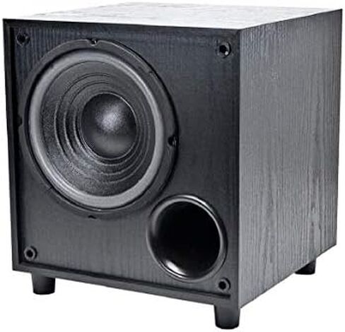 Monoprice 60-Watt Powered Subwoofer - 8 Inch With Auto-On Function, For Studio And Home Theater Black in Saudi Arabia