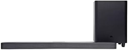 جيه بي ال بار 5.1 - ساوند بار مع محيط افتراضي مدمج، 4 كيه ومضخم صوت لاسلكي 10 بوصة (JBL2GBAR51IMBLKAM)، أسود in Kuwait
