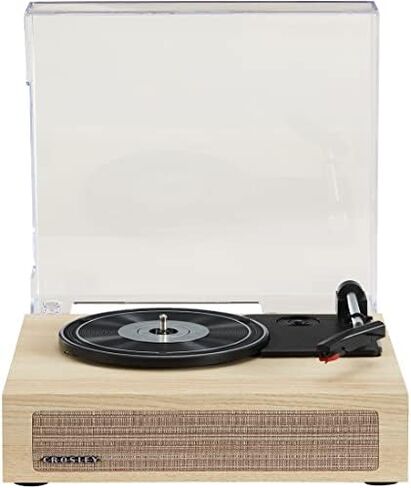 Crosley CR6042A-WA Scout 3-Speed Bluetooth Turntable with Built-in Speakers, Walnut in Kuwait