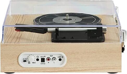 Crosley CR6042A-WA Scout 3-Speed Bluetooth Turntable with Built-in Speakers, Walnut in Kuwait
