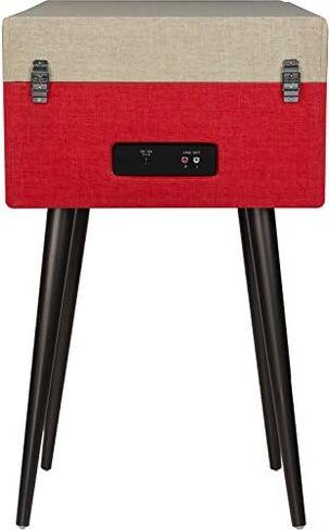 Crosley CR6233F-BK Dansette Bermuda Bluetooth in/Out Portable Vinyl Record Player Turntable with Aux-in, Black in Saudi Arabia