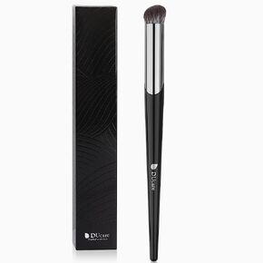 Concealer Brush Under Eye DUcare Angled Small Nose Contour Brush, Mini Thin Slanted Foundation Dark Circles Puffiness, Puffy Face Eyebrow Eyes, Liquid Cream Blending