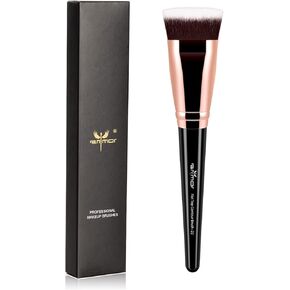 Flat Contour Brush, Premium Flat Top Contour Blush Bronzer Face Makeup Brush, Perfect For Cheek Forehead Jaw Nose Blending Deepening Contouring Polishing, Suitable For Powder Liquid Cream