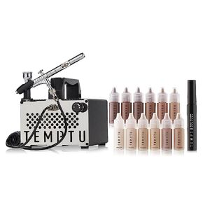 TEMPTU S-One Advanced Airbrush Compressor For Beauty & Full Body Work | Ideal For School, Salon & Workstation Use | Built In psi Regulator, Thermally Protected Motor