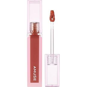 Amuse SEOUL DEW TINT 00 HONEY FIG by AVA | Soft and nude orange pink | Dewy, glossy, moisturizing, long-lasting color, youthful glow, allergen-free, vegan in Saudi Arabia