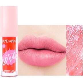 Lip & Cheek Stain, 2 In 1 Blusher & Lip Water Tint Makeup, Matte Velvet Watery Tint Lip Gloss, Waterproof Long Lasting Lip Stains, Vivid Color Lip Stain Moisturizing Lightweight Lip Glaze for Women Pink Makeup (#01)