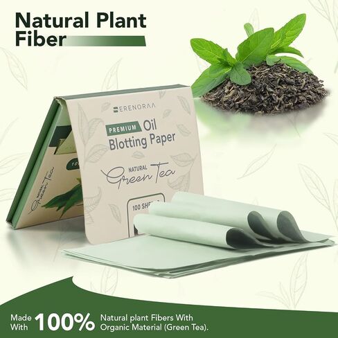 Extra High-Performance Oil Blotting Sheets for Face - 3x50 Sheets - Grain Free Silky and Softer Blotting Paper for Oily Skin to Reduce Skin Acne - Makeup Friendly, Thick & Strong Natural Paper in Saudi Arabia
