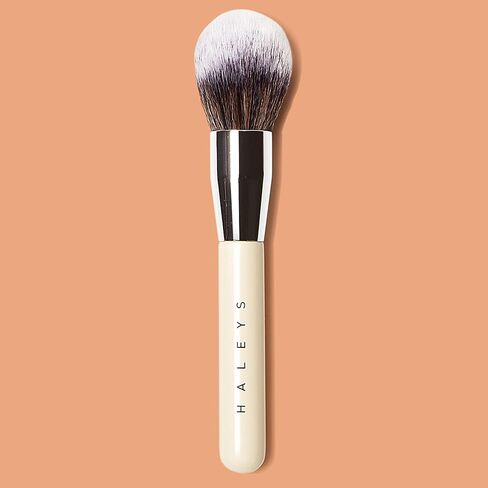HALEYS Brilliant Powder Brush, Soft, Streak-free, Perfect Blending, Buff, Blurs, Smooths, Control, Precision, Complexion tools, For powder, setting powder, blush, Vegan, Cruelty-free, Sustainable Wood in Saudi Arabia