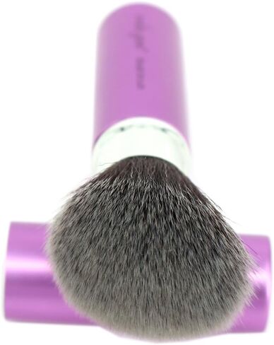 Vela.Yue Retractable Angled Face Powder Blush Bronzer Travel Kabuki Makeup Brush in Saudi Arabia
