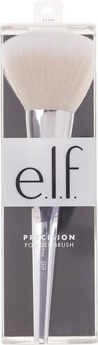 e.l.f. Precision Powder Brush for Detail Application, Synthetic, Silver in Saudi Arabia