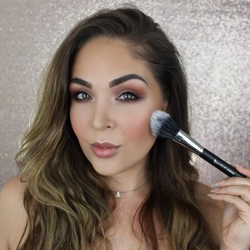 Contour Highlighter Makeup Brush Set – Beauty Junkees 5pc Brushes Kit with Blender Sponge for Full Face Contouring Sculpting Highlighting with Powder Cream Cosmetics, Soft Synthetic Vegan in Saudi Arabia