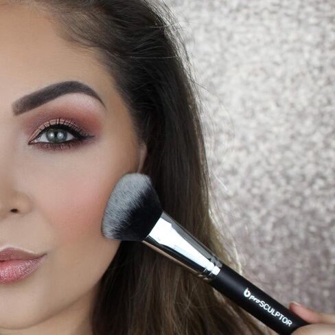 Contour Highlighter Makeup Brush Set – Beauty Junkees 5pc Brushes Kit with Blender Sponge for Full Face Contouring Sculpting Highlighting with Powder Cream Cosmetics, Soft Synthetic Vegan in Saudi Arabia