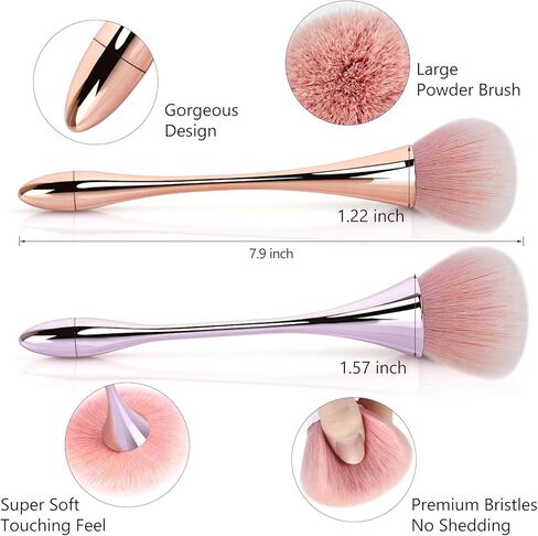 فرشاة بودرة كبيرة، فرشاة برونزر من جوميجل، فرشاة أحمر الخدود لوضع المكياج، فرشاة الأساس، فرشاة الكابوكي الاحترافية، فرشاة لوضع البودرة السائبة in Kuwait