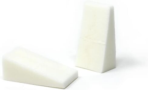 Amazon Basics Cosmetic Rectangular Foam Wedges For Makeup, 32 Count, White (Pack of 2) in Saudi Arabia