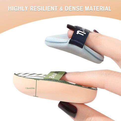FERYES Large Teardrop Powder Puff for Powder Foundation & Concealer, Makeup Setting - Makeup Puff for Loose Powder, Cosmetics, 2 PCS in Saudi Arabia